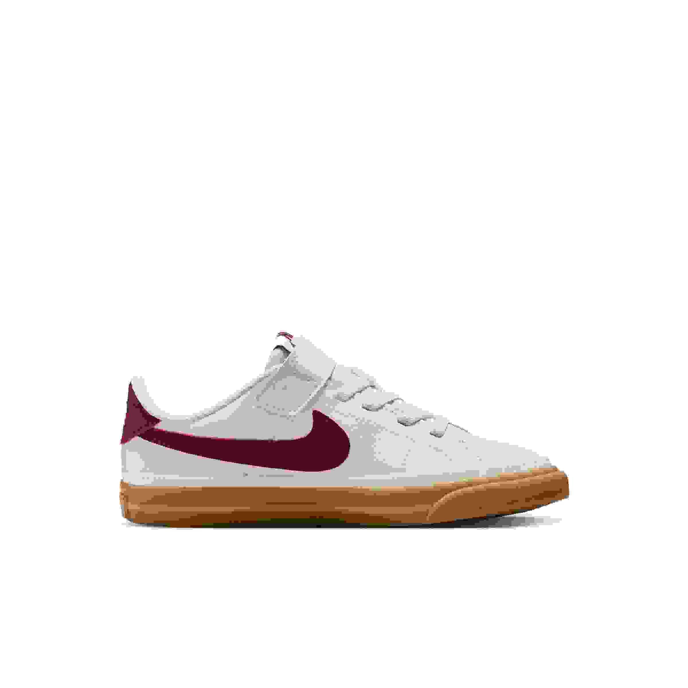Nike Court Legacy Preschool Boys' "White/Gum Yellow/Team Red" Shoe